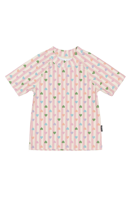 Mikk-Line UV-Badeshirt Heart AOP