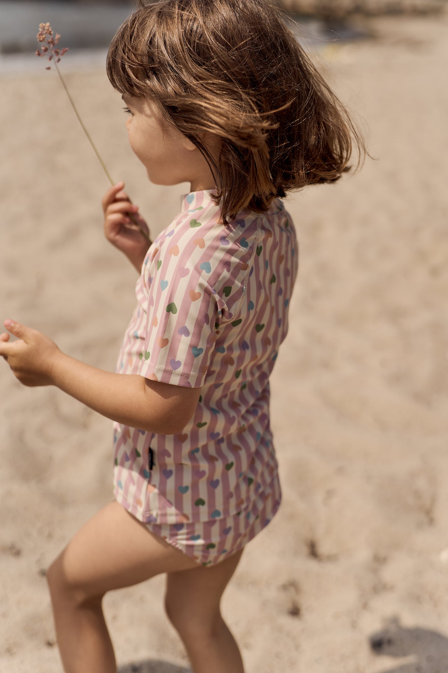 Mikk-Line UV-Badeshirt Heart AOP