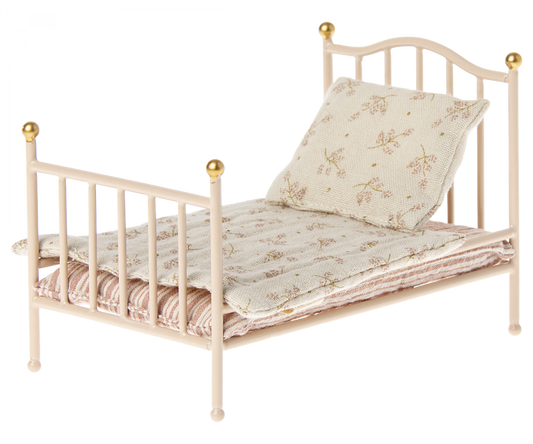 Maileg Vintage Bett, Maus - Rose