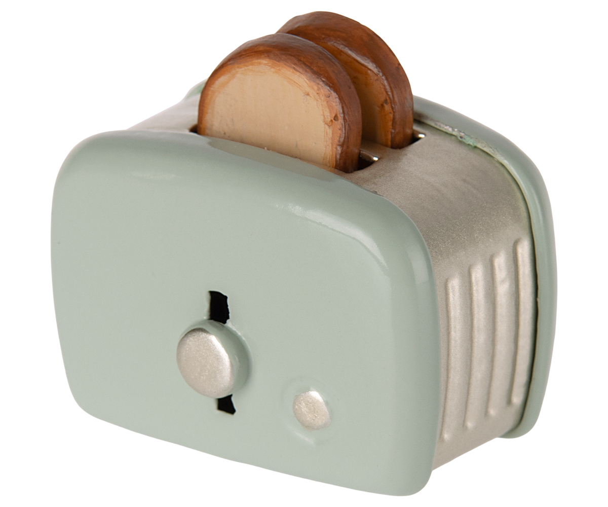 Maileg Miniatur Toaster & Brot Mint