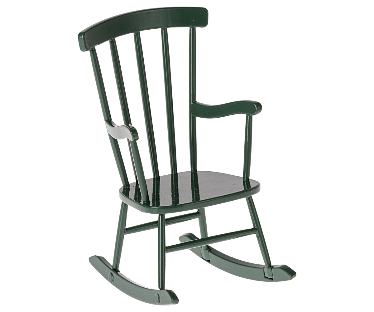 Maileg Schaukelstuhl, Maus - Dark Green