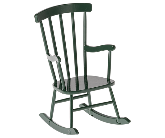 Maileg Schaukelstuhl, Maus - Dark Green