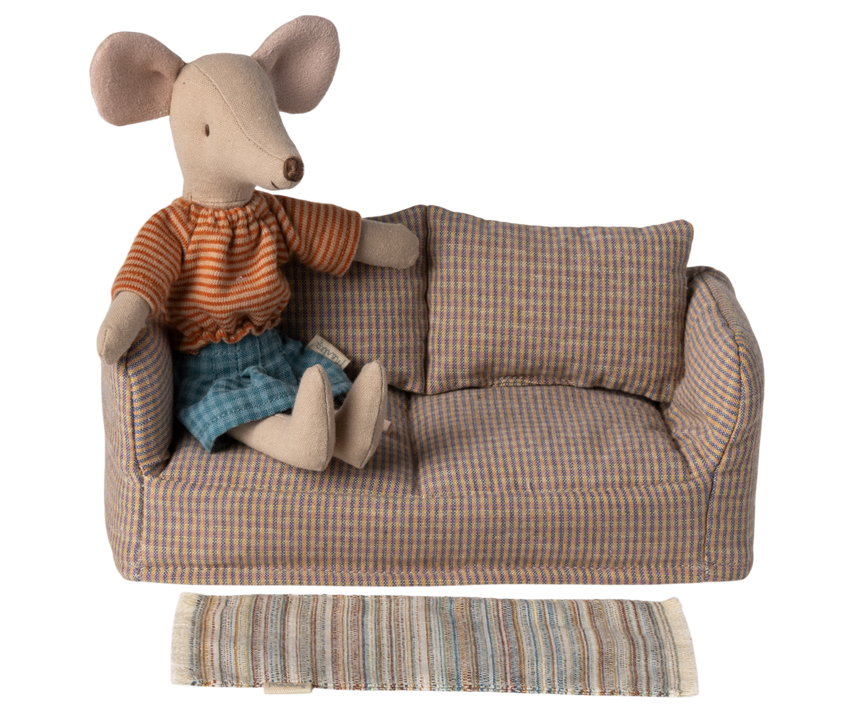 Maileg Teppich Miniature, gross - Striped