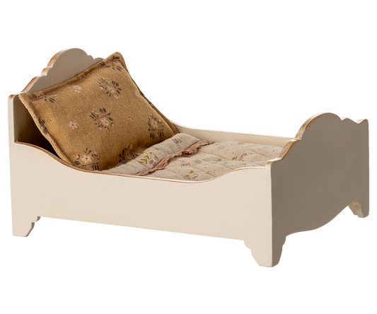 Maileg Bett, Maus - Off White