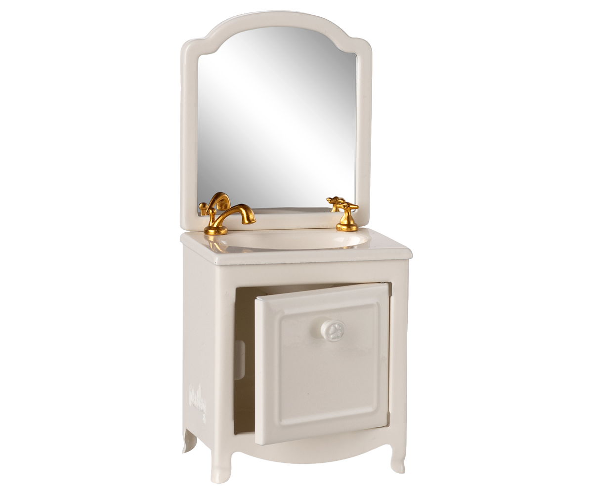 Maileg Waschbeckenkommode, Maus - Off white