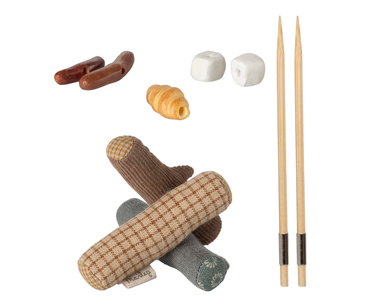 Maileg Bonfire Set, Maus