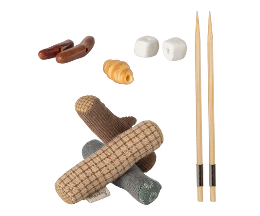 Maileg Bonfire Set, Maus