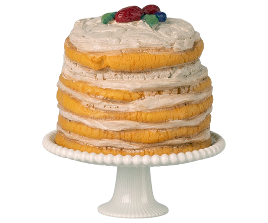 Maileg Partykuchen und Kuchenplatte, Maus