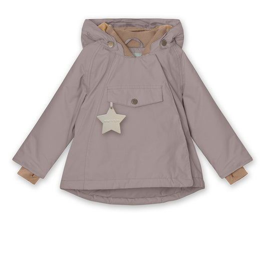Miniature Wang Fleece gefütterte Winterjacke Zinc Purple