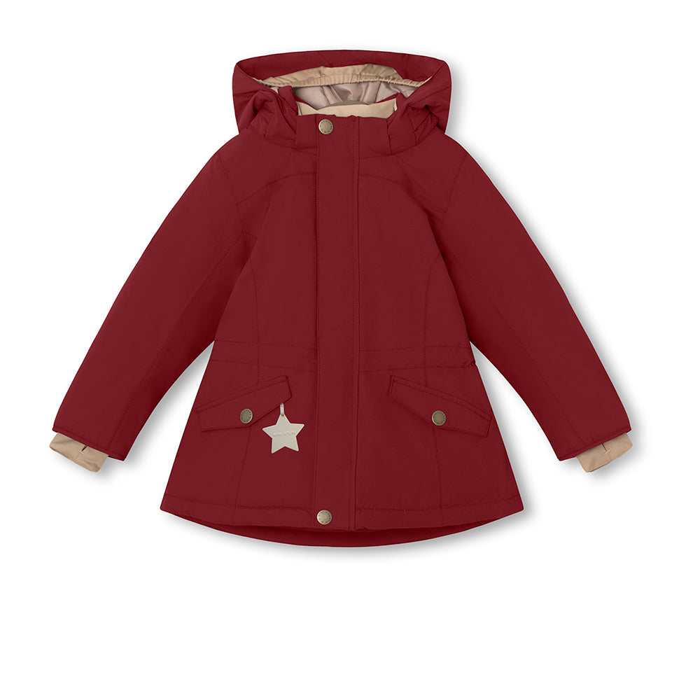 Miniature Matvelajanna Winterjacke Red Merlot