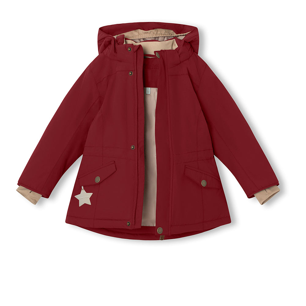 Miniature Matvelajanna Winterjacke Red Merlot