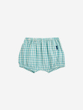 Lade das Bild in den Galerie-Viewer, Bobo Choses Baby Vichy Woven Bloomer Turquoise

