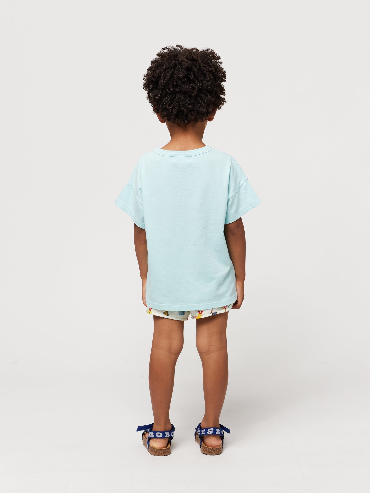 Bobo Choses Dancing Giants T-Shirt Light Blue