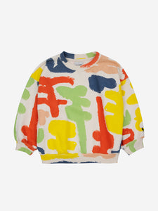 Bobo Choses Carnival All Over Sweatshirt Offwhite