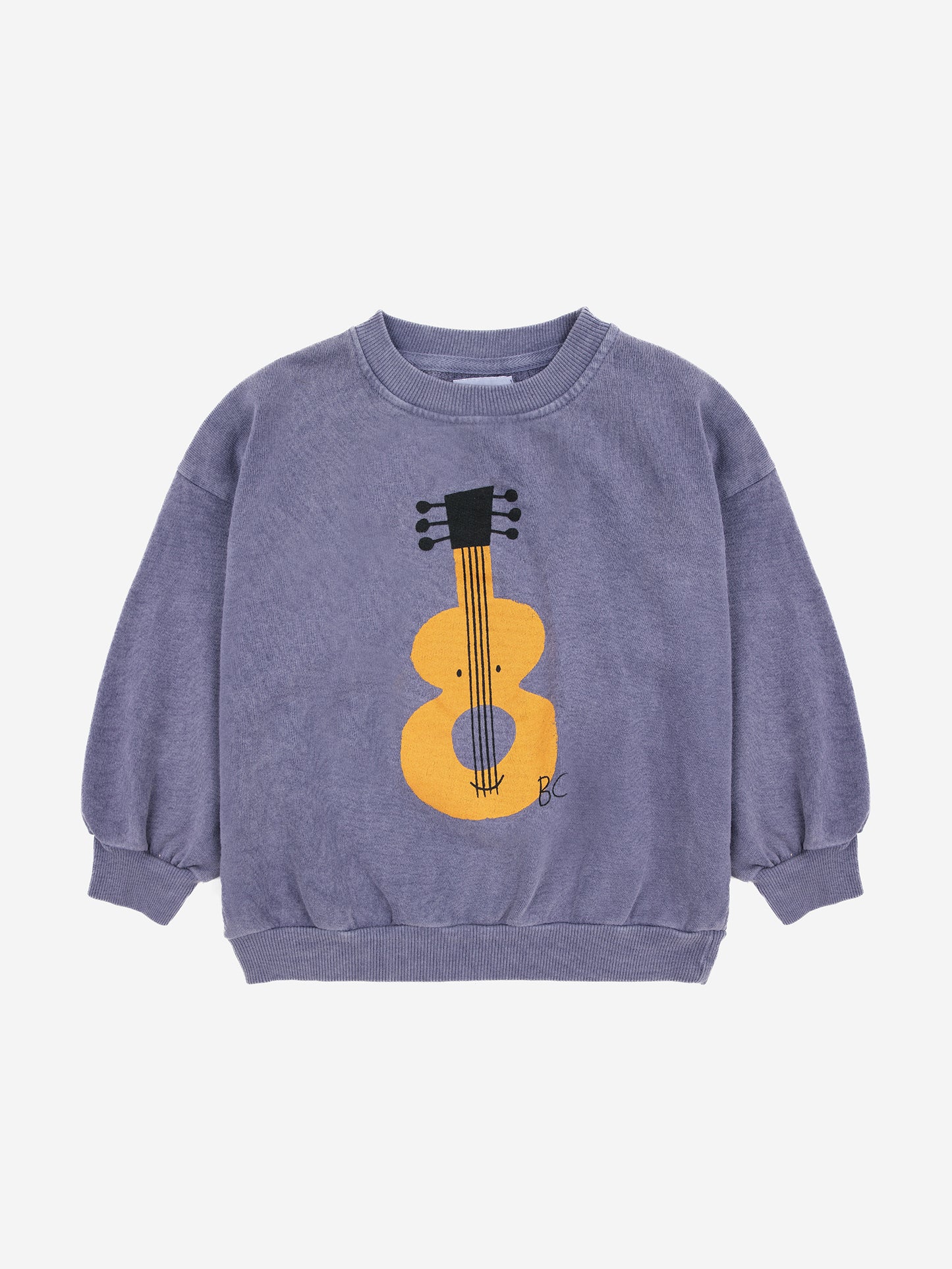 Bobo Choses Acoustic Guitar Sweatshirt Prussian Blue