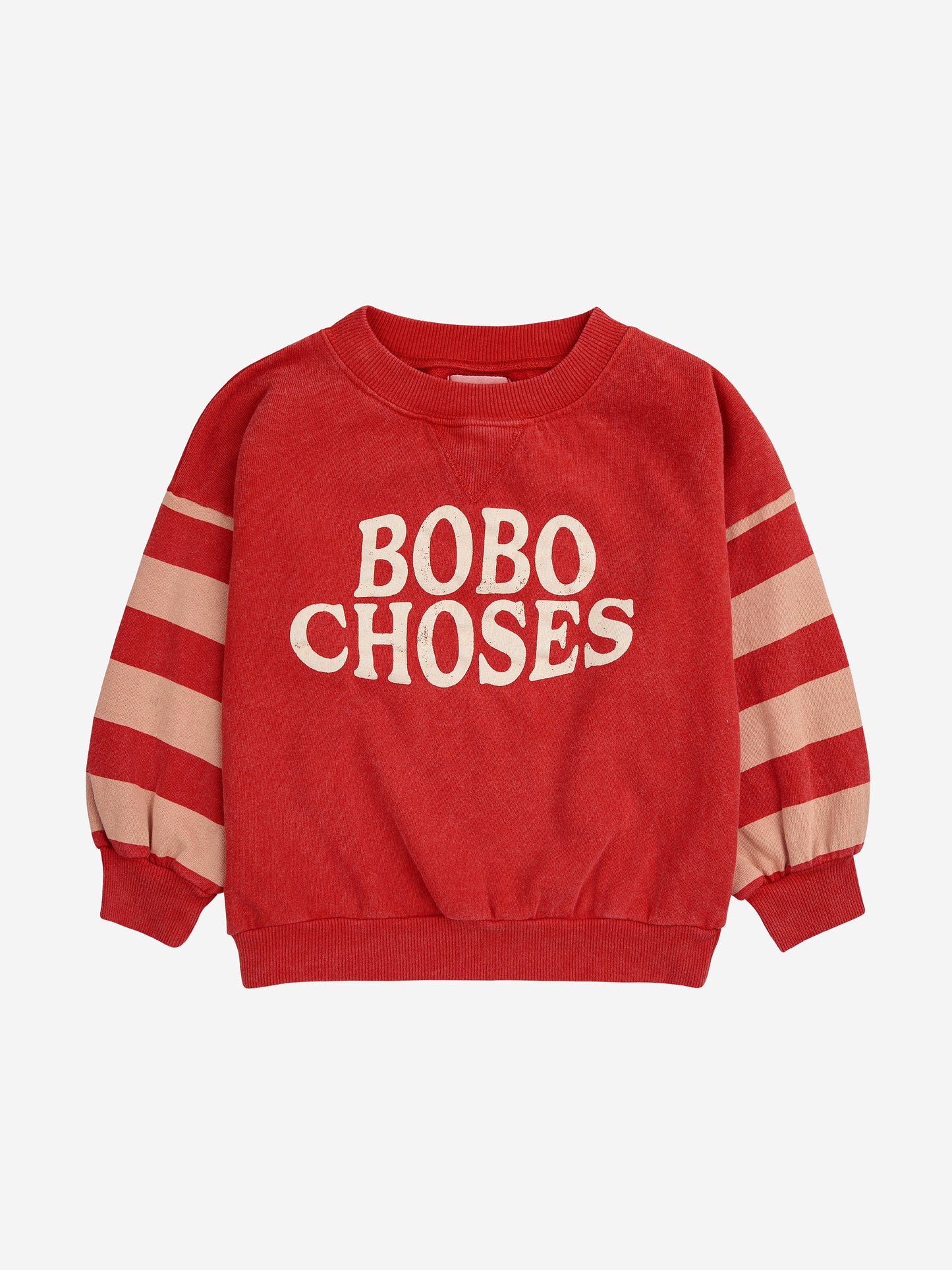 Bobo Choses Stripes Sweatshirt Red