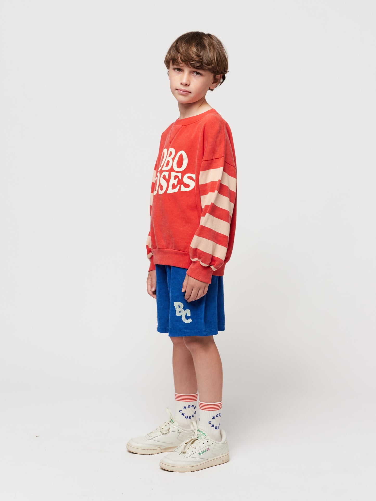 Bobo Choses Stripes Sweatshirt Red