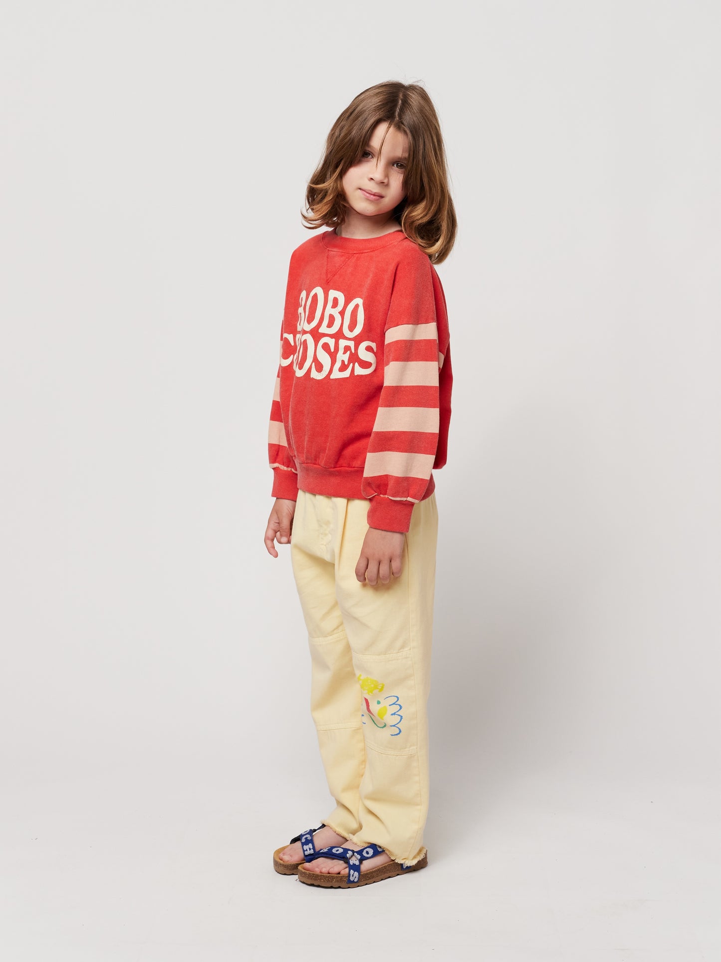 Bobo Choses Stripes Sweatshirt Red