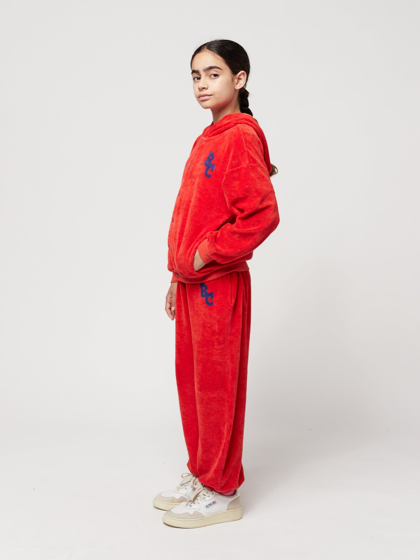 Bobo Choses BC Terry Buttoned Sweatshirt Red