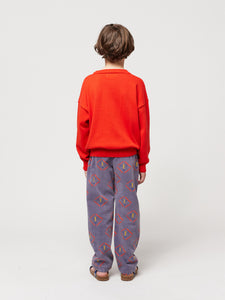 Bobo Choses Masks All Over Chino Hose Prussian Blue