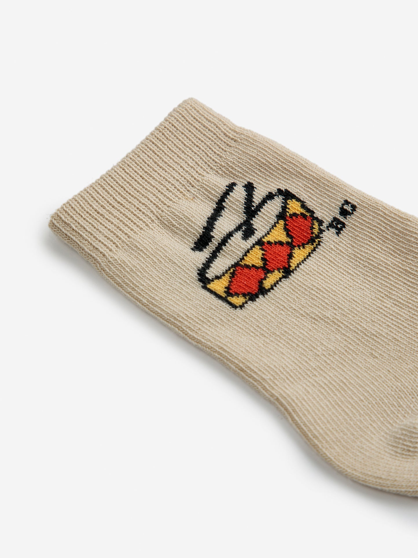 Bobo Choses Play the Drum Socken Beige