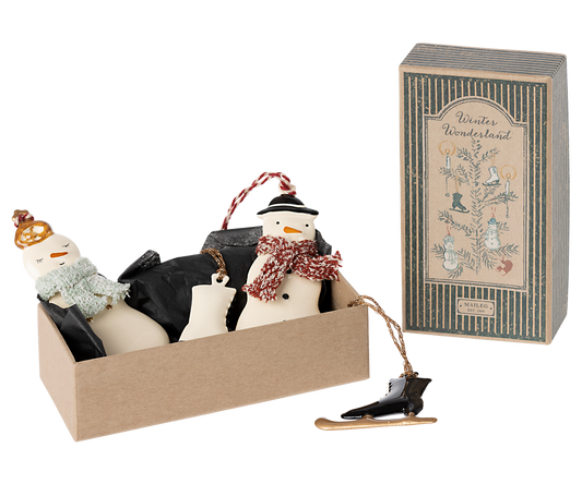 Maileg Metall Ornament-Set Winter Wonderland
