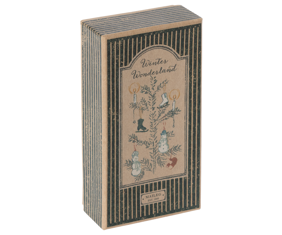 Maileg Metall Ornament-Set Winter Wonderland