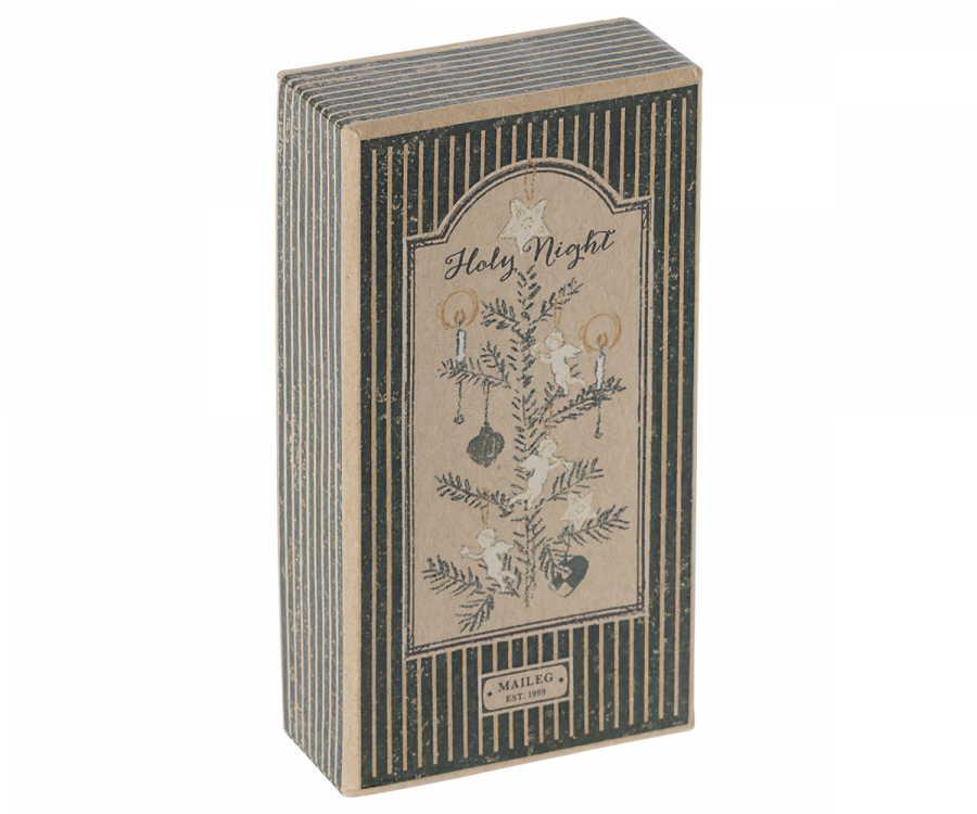 Maileg Metall Ornament-Set O Holy Night