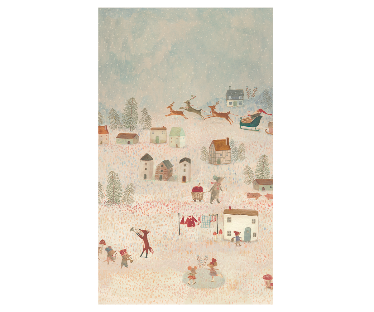 Maileg Geschenkpapier Santa is Coming