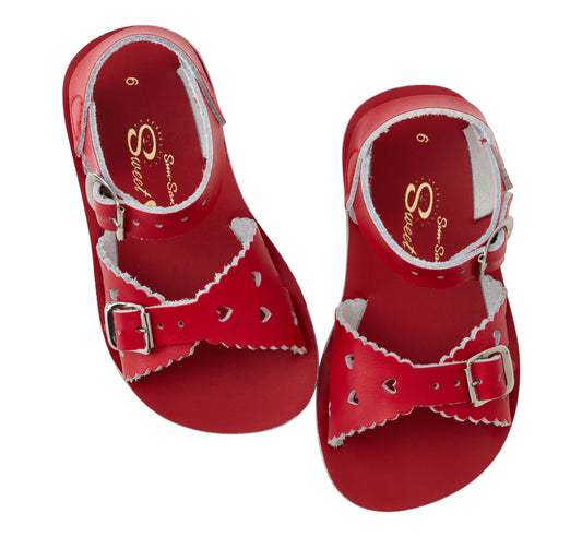 Salt-Water Sandals Sweetheart Red