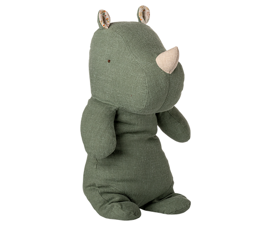 Maileg Safari Friends Medium Rhino Sage