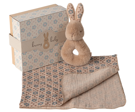 Maileg Kaninchen Rassel-Set - Cream Peach