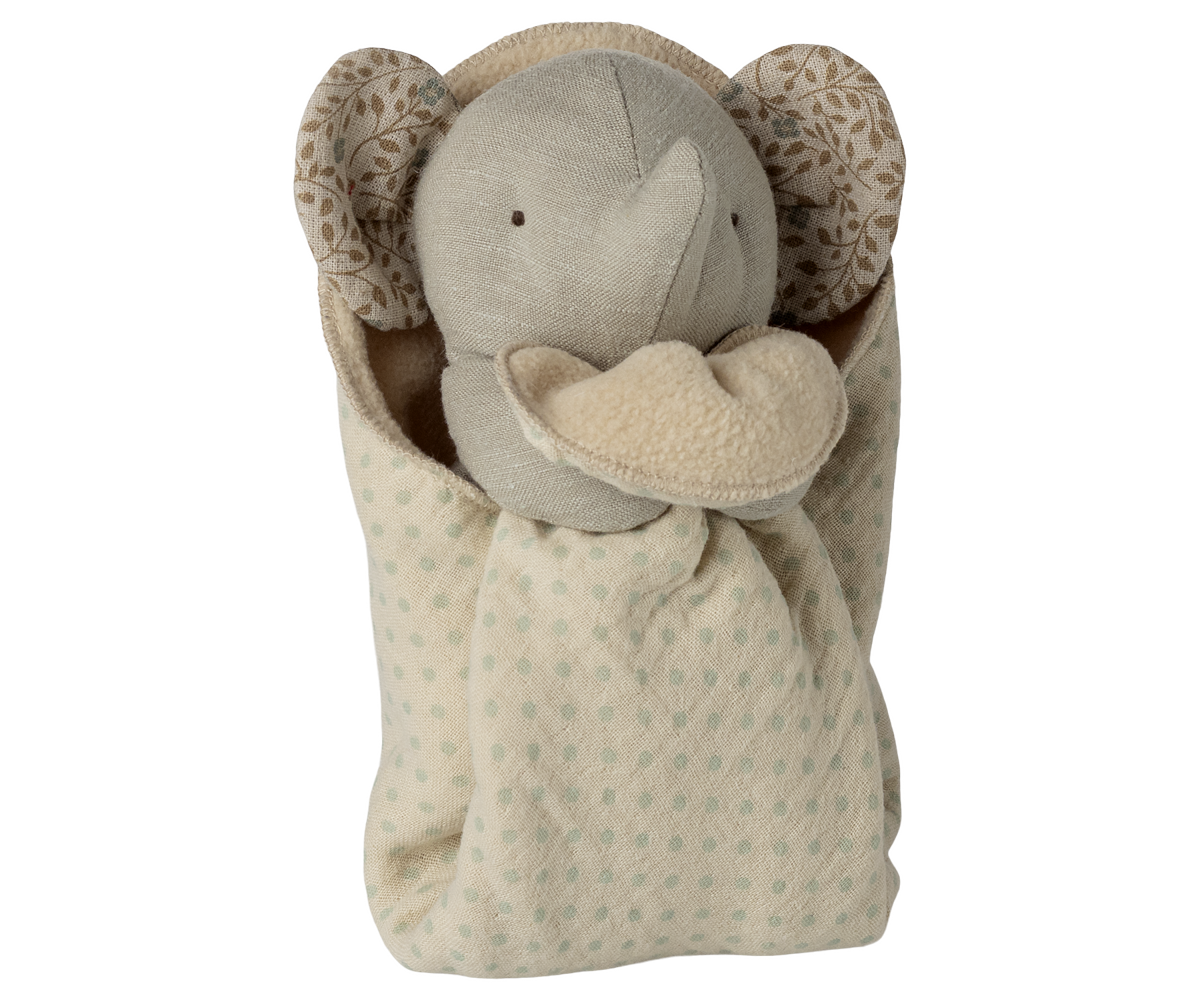 Maileg Lullaby Friends Elefant Mini - Iron Grey