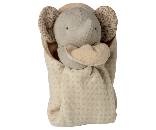 Maileg Lullaby Friends Elefant Mini - Iron Grey