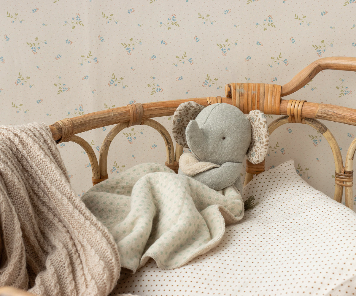 Maileg Lullaby Friends Elefant Mini - Iron Grey