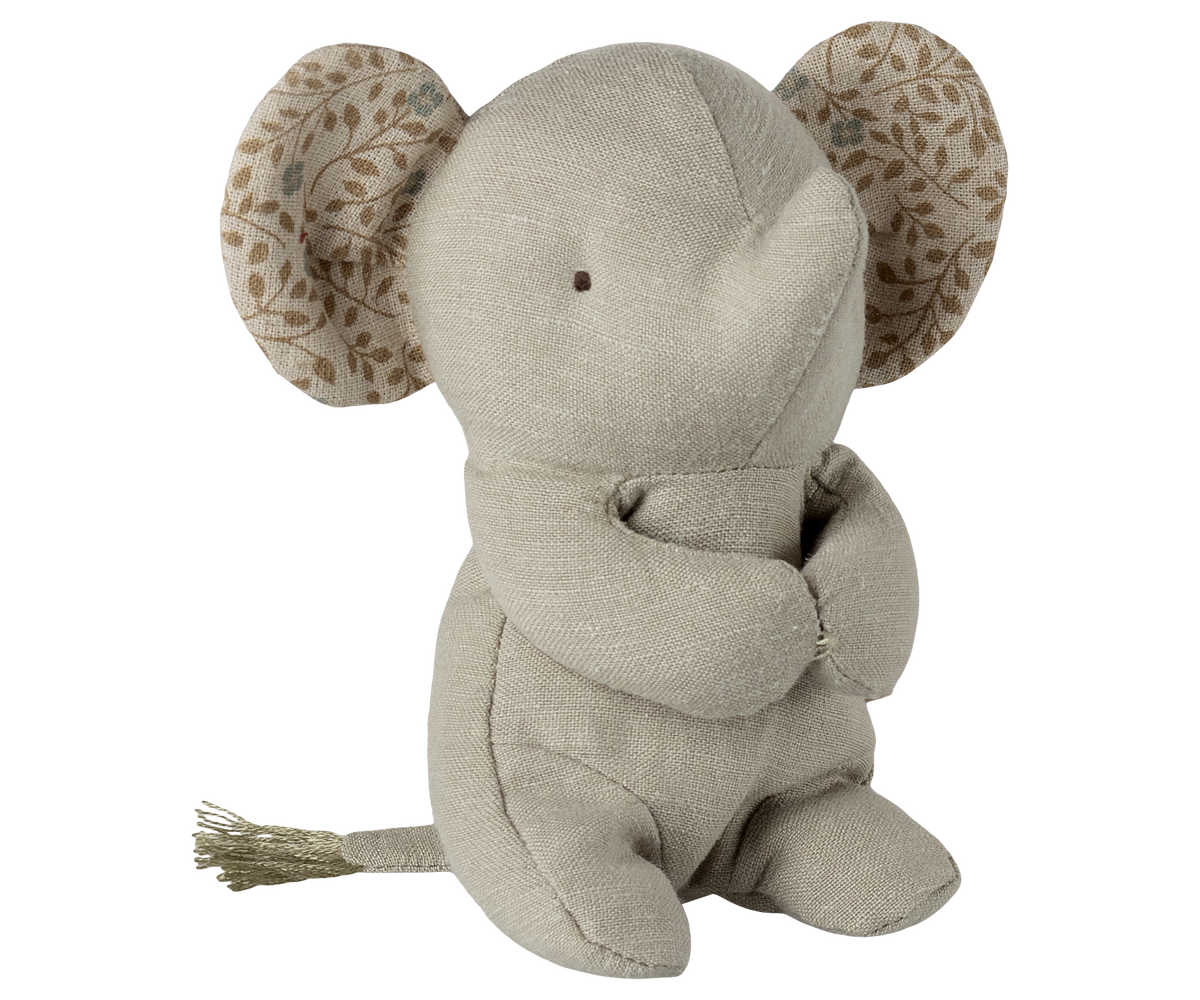 Maileg Lullaby Friends Elefant Mini - Iron Grey