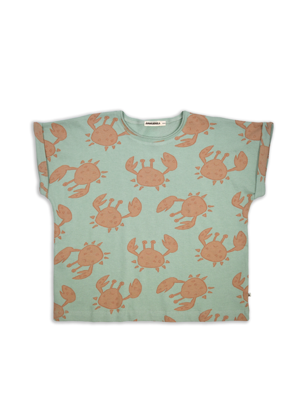 Ammehoela T-Shirt Sunny Happy Crab Print