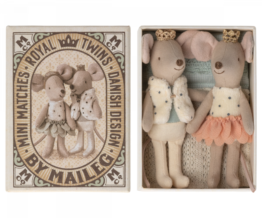 Maileg Königliche Zwillingsmäuse Little Brother/Sister