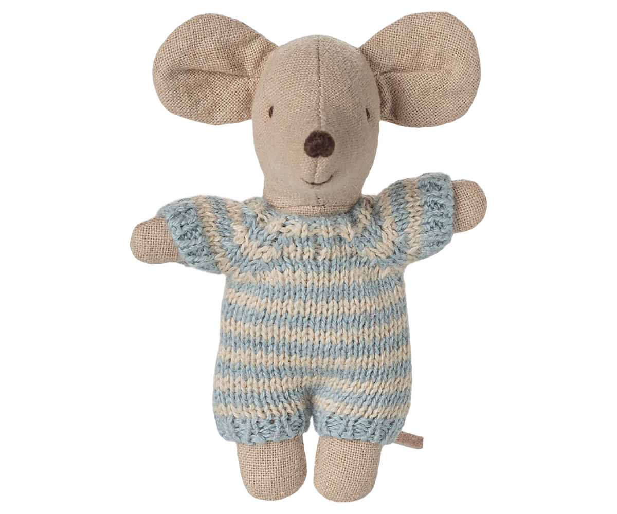 Maileg Babymaus in Tragetasche - Blue