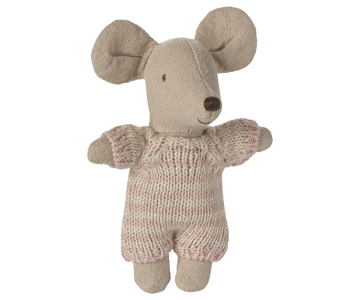 Maileg Babymaus in Tragetasche - Rose