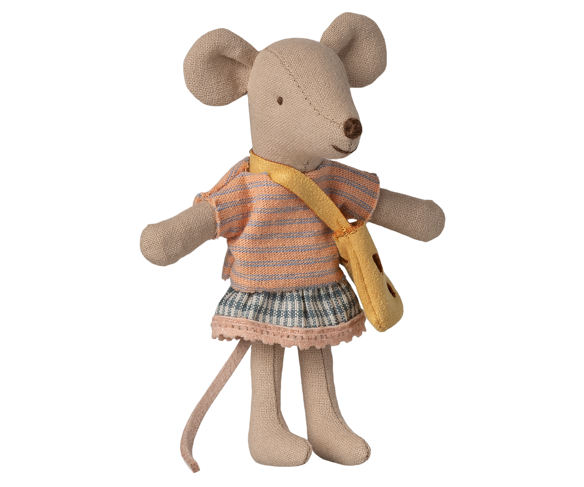 Maileg Little Sister Maus mit Tasche