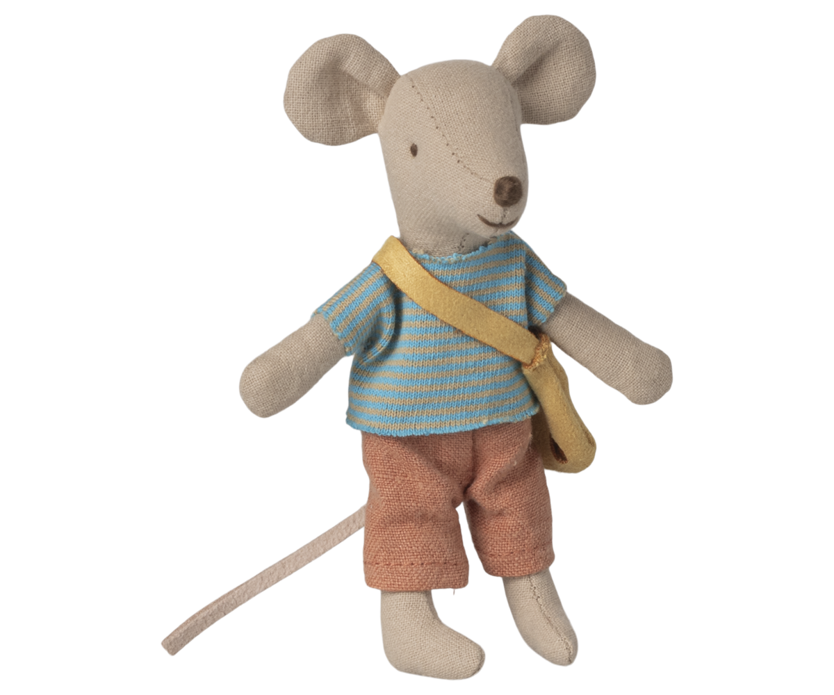 Maileg Little Brother Maus mit Tasche (Kopie)