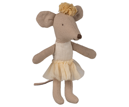 Maileg Little Sister Ballerinamaus- Offwhite
