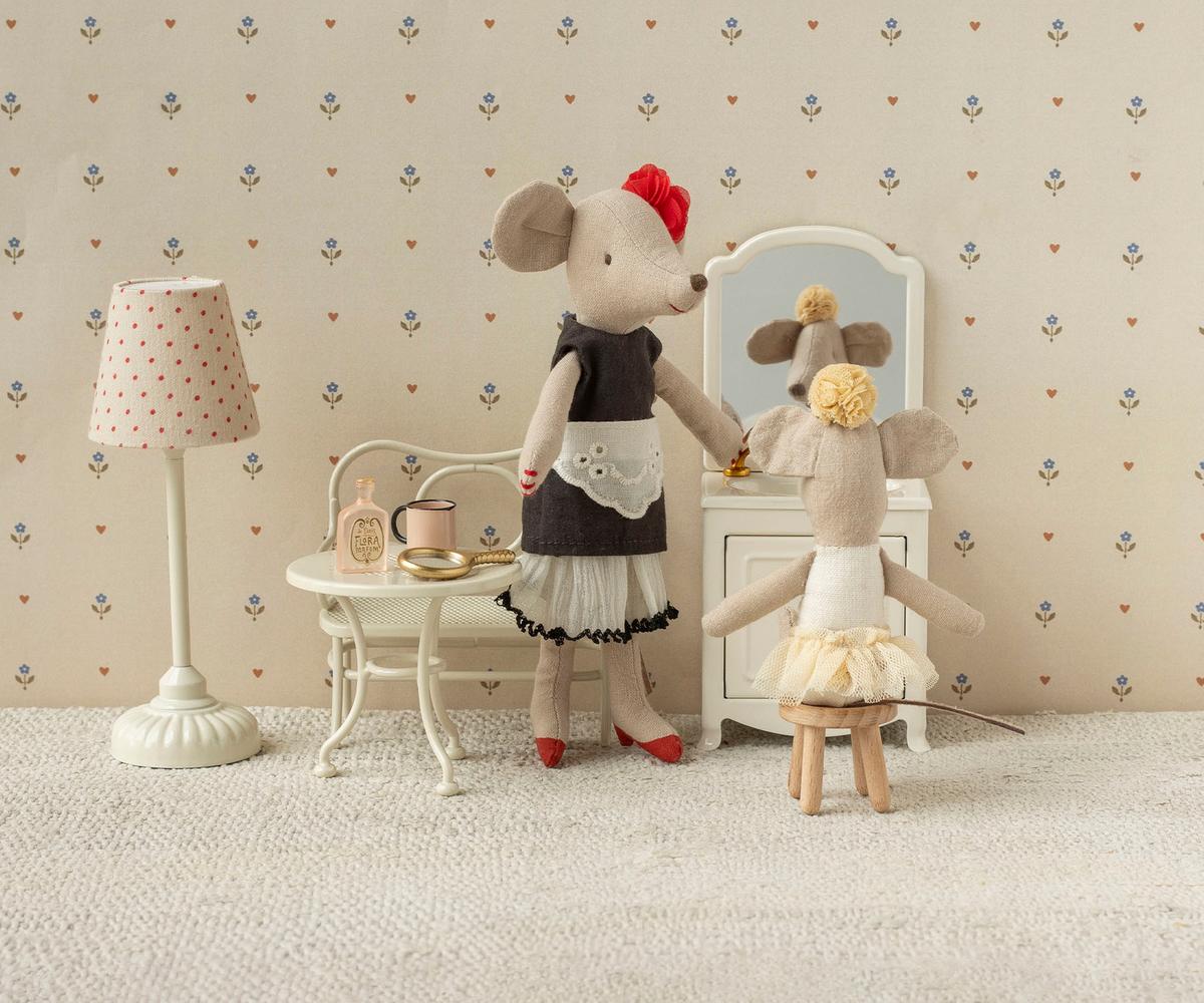Maileg Little Sister Ballerinamaus- Offwhite