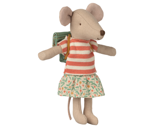 Maileg Dreirad-Maus Big Sister, Green