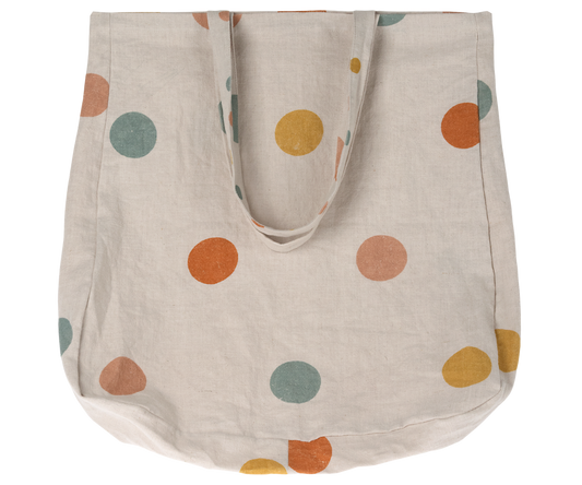 Maileg Tote Bag Multi Dots - Large