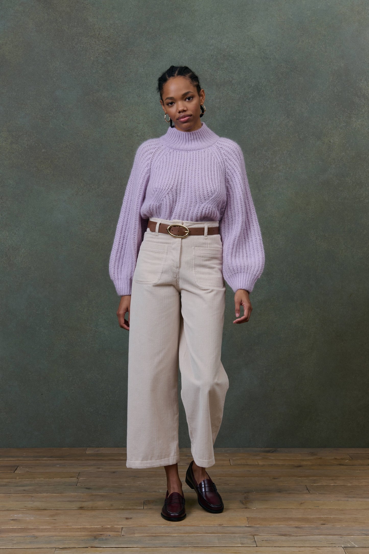 Louise Misha Pullover Salinna Parme