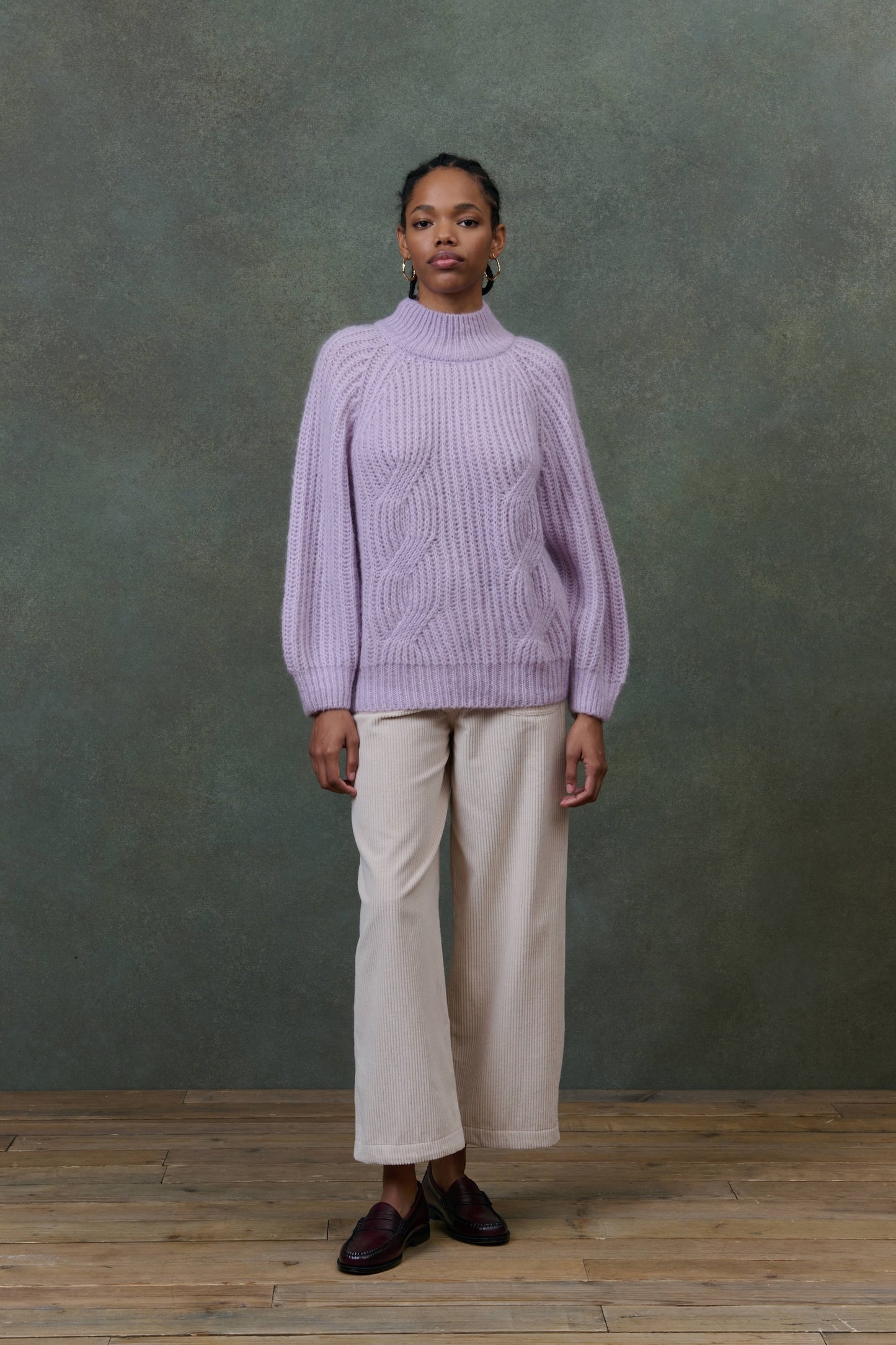 Louise Misha Pullover Salinna Parme