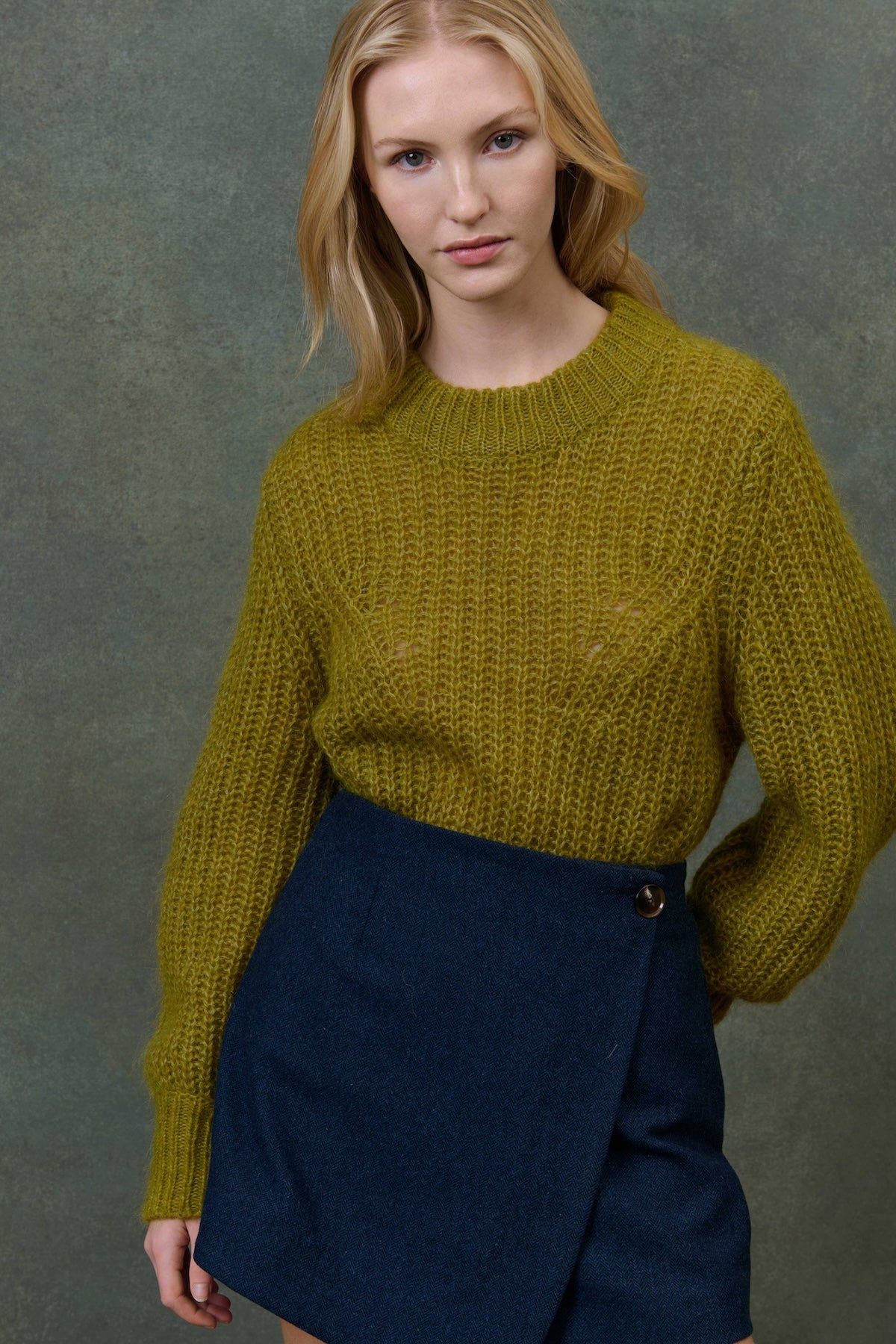 Louise Misha Pullover Dina Dusky Green