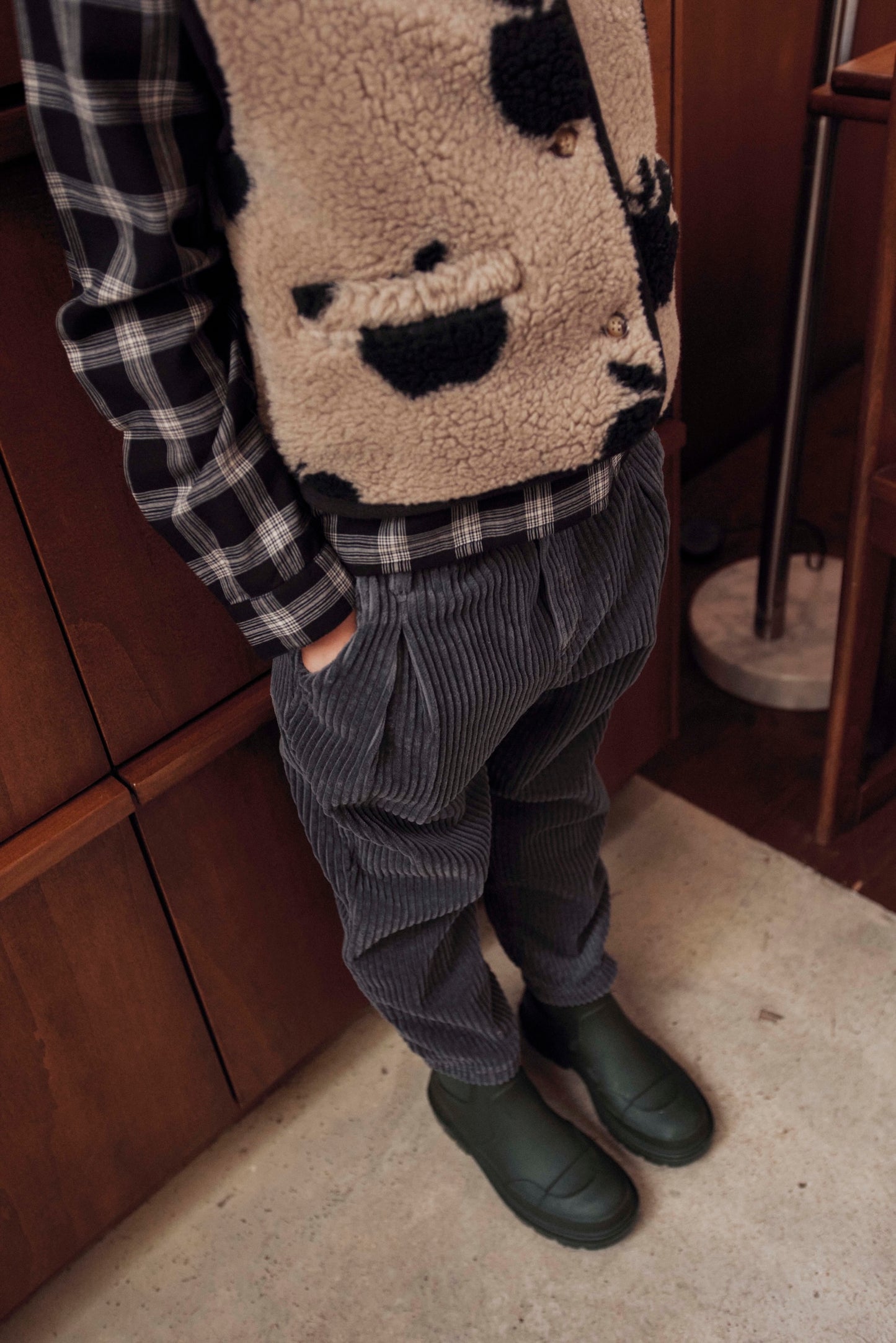 Emile et Ida Hemd Kurta Carreaux Soho